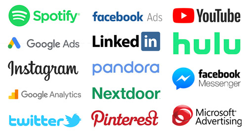 Marketing platform logos